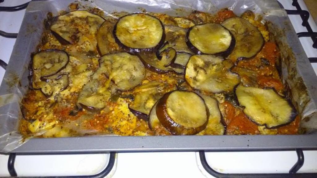 Layered Eggplant and Polenta Casserole Recipe