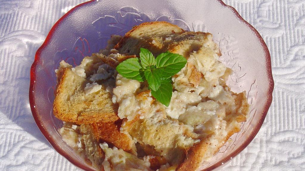 Banana Nutmeg Bread Pudding Recipe