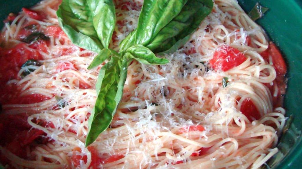 Angel Hair Pasta With Basil & Tomatoes created by Boomette