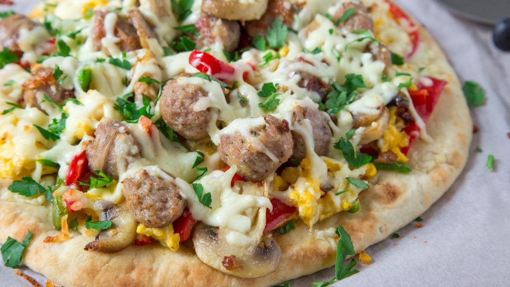 Grilled Breakfast Pizza created by anniesnomsblog