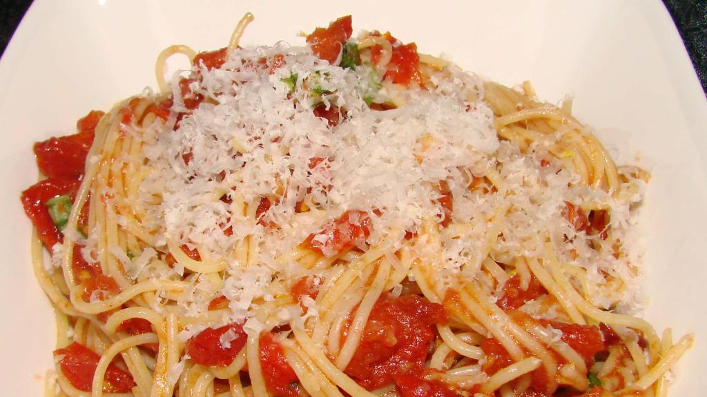 Pasta With Fresh Tomato Sauce Recipe - Food.com