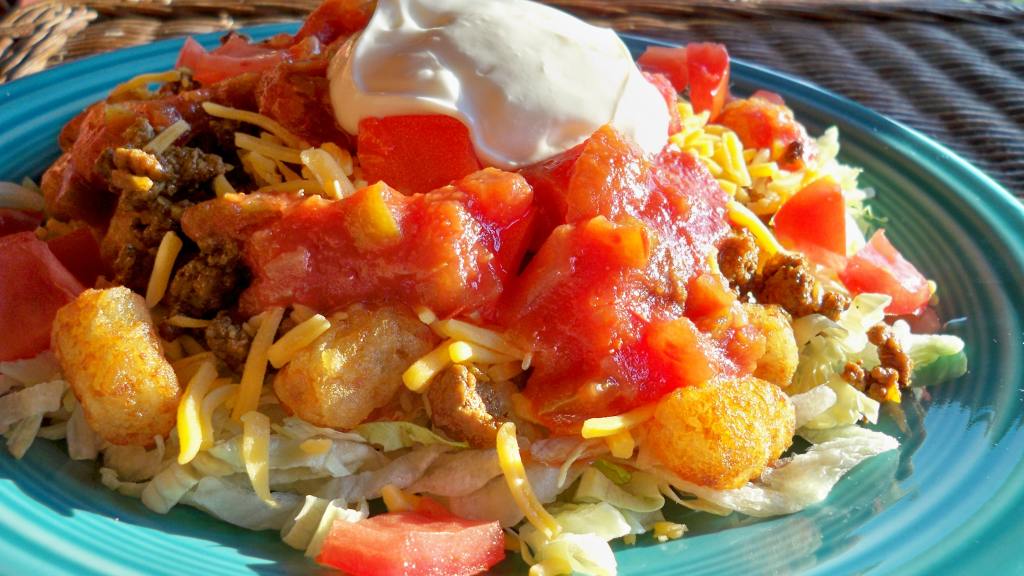 Tater Tot Taco Salad Recipe