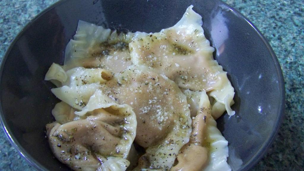Pumpkin Ravioli in Brown Butter created by invictus