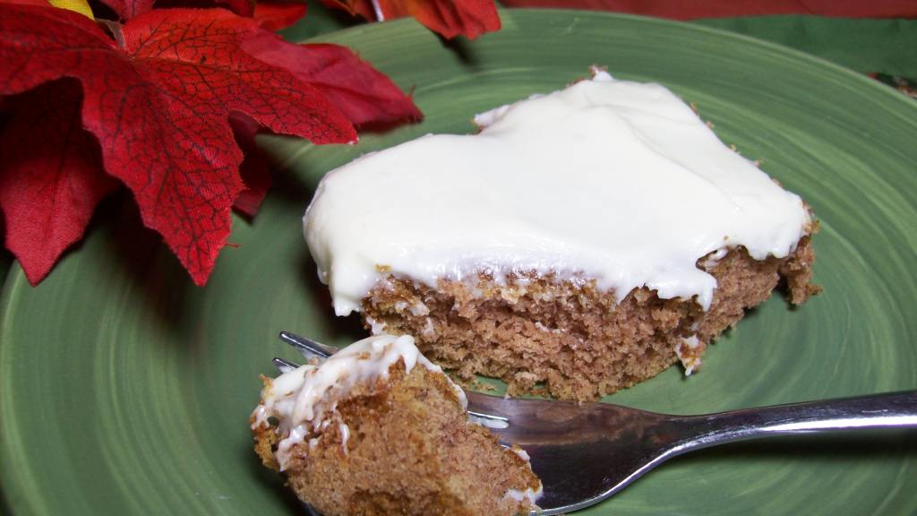 Applesauce Cake With Cream Cheese Frosting Recipe