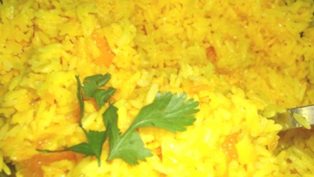 Mandarin Turmeric Rice Recipe