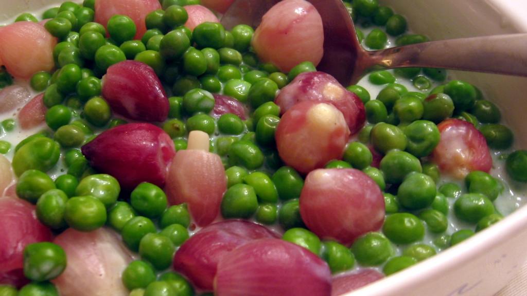 Creamed Peas and Onions Recipe