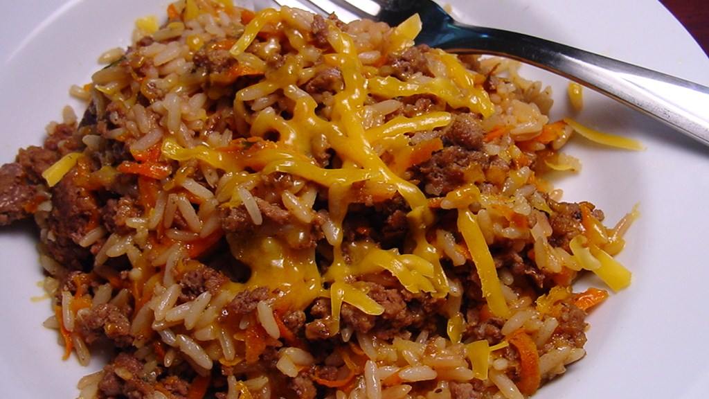 Cheesy Beef and Rice Bake created by SharleneW