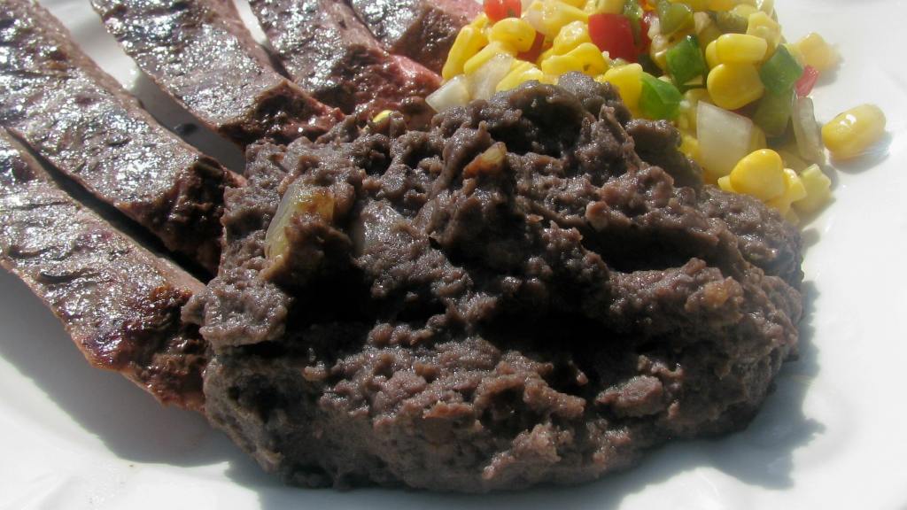 Mashed Black Beans Recipe