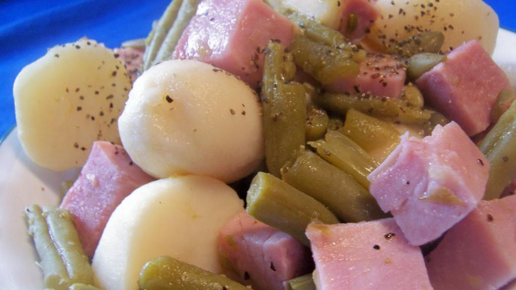 Ham, Green Beans and Potatoes (Crock Pot) Recipe