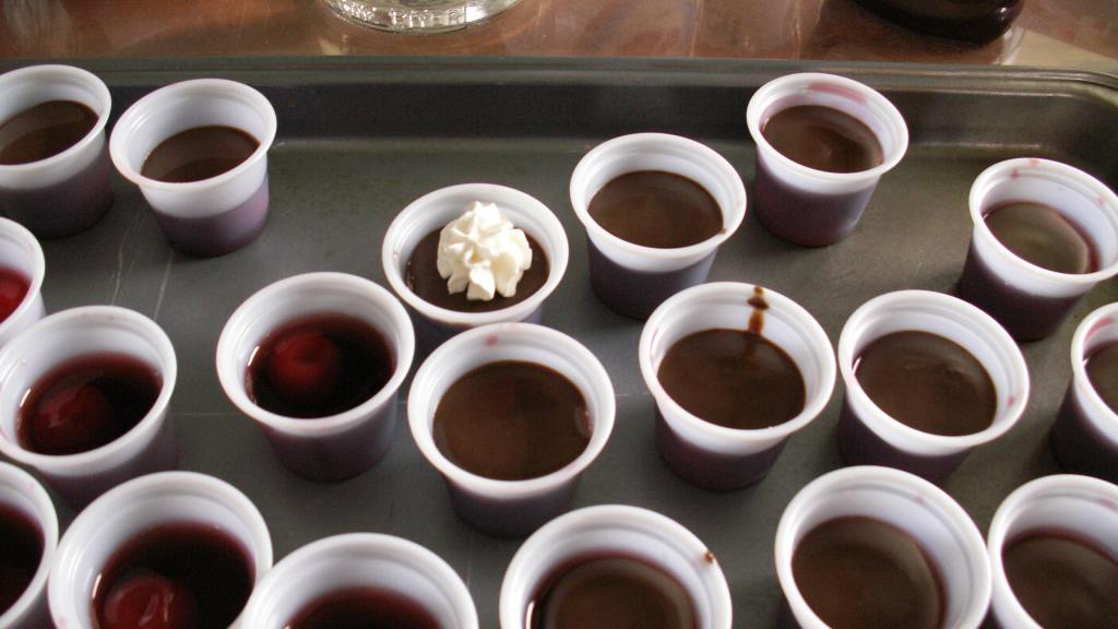 Chocolate Covered Cherry JellO Shot Recipe