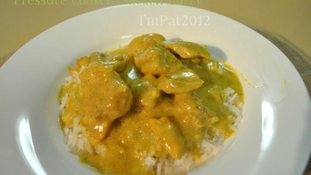 Pressure Cooker Chicken Curry Recipe