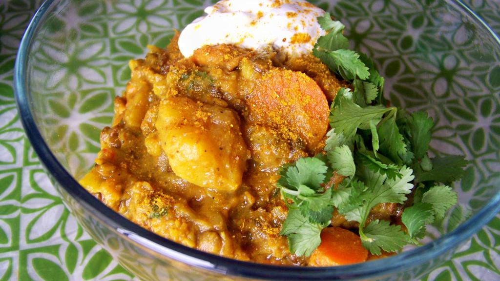 Spicy Root Vegetable & Lentil Casserole Recipe