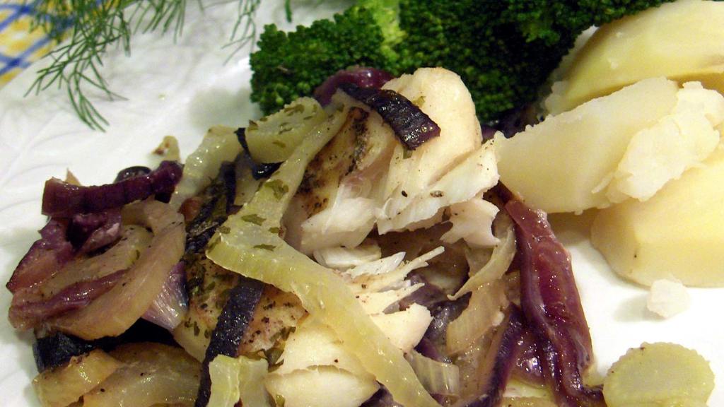 Baked Cod Fish With Anise created by Derf2440