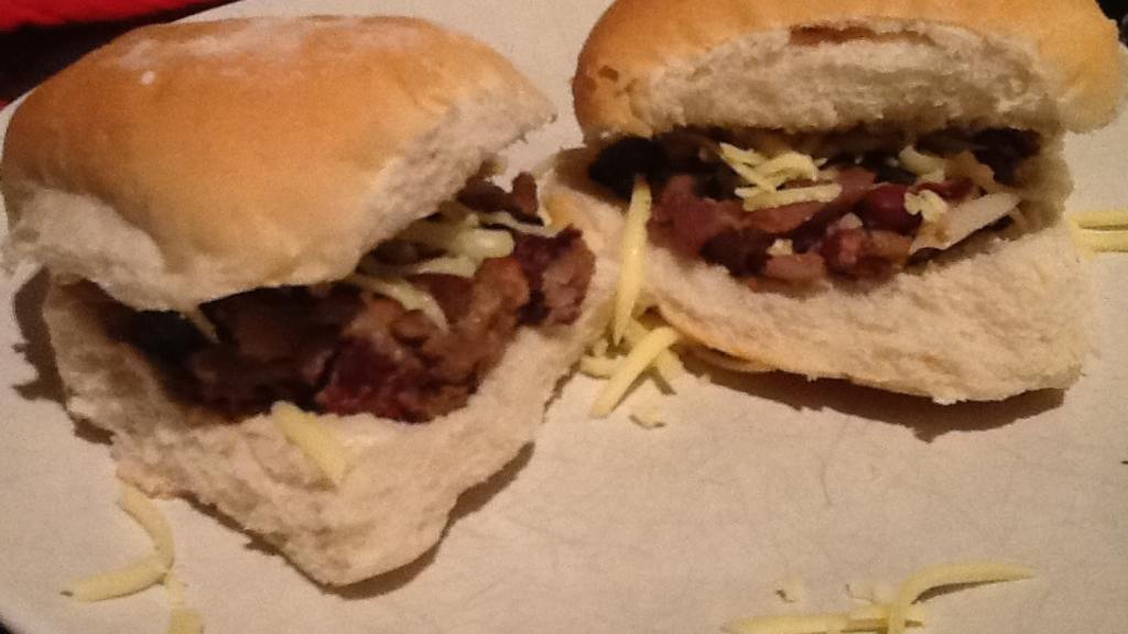 Bean & Portobello Veggie Burgers Recipe