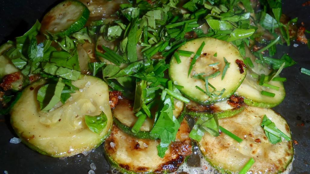 Zucchini With Summer Herbs Recipe