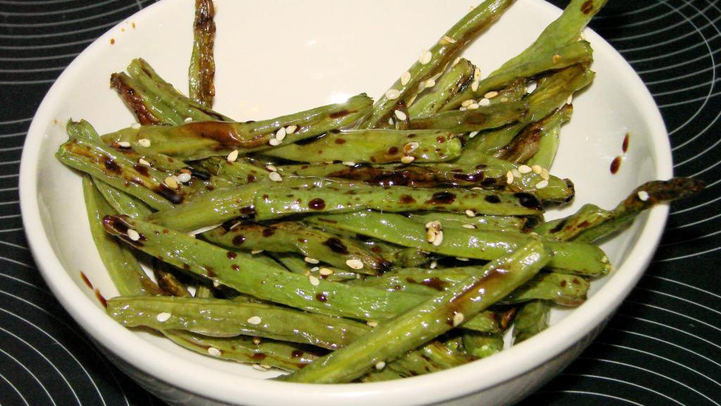 Asian Sesame Roasted Green Beans Recipe