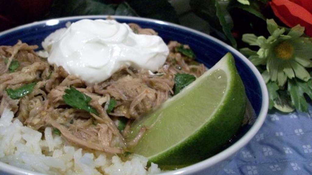 Authentic Mexican Pork Chile Verde created by 2Bleu