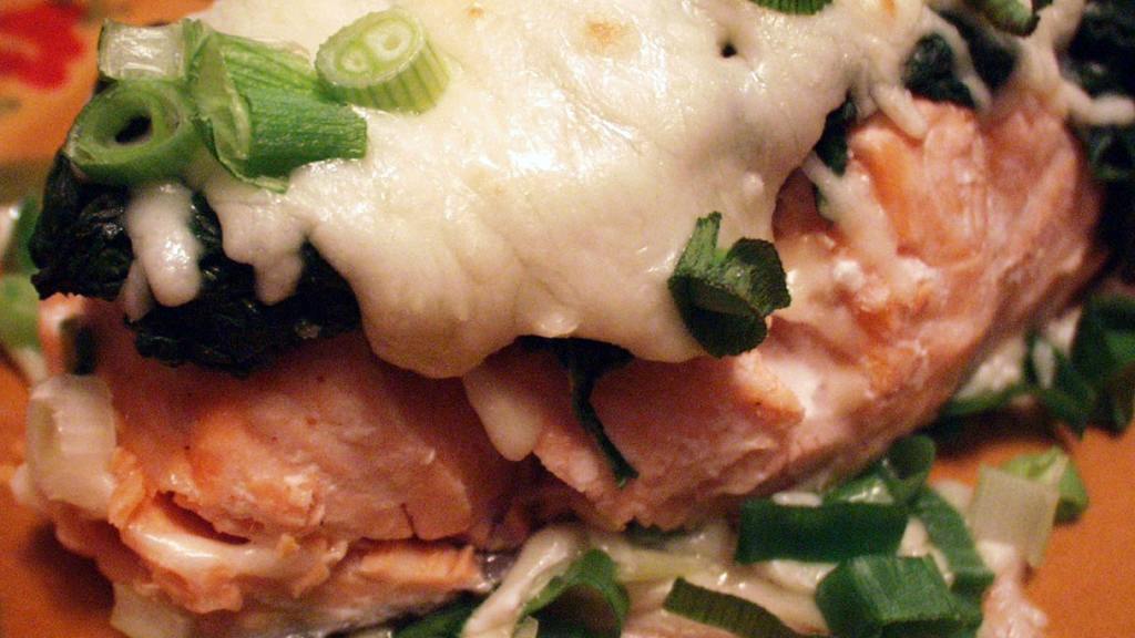 Poached Salmon With Spinach and Cheese created by FLKeysJen