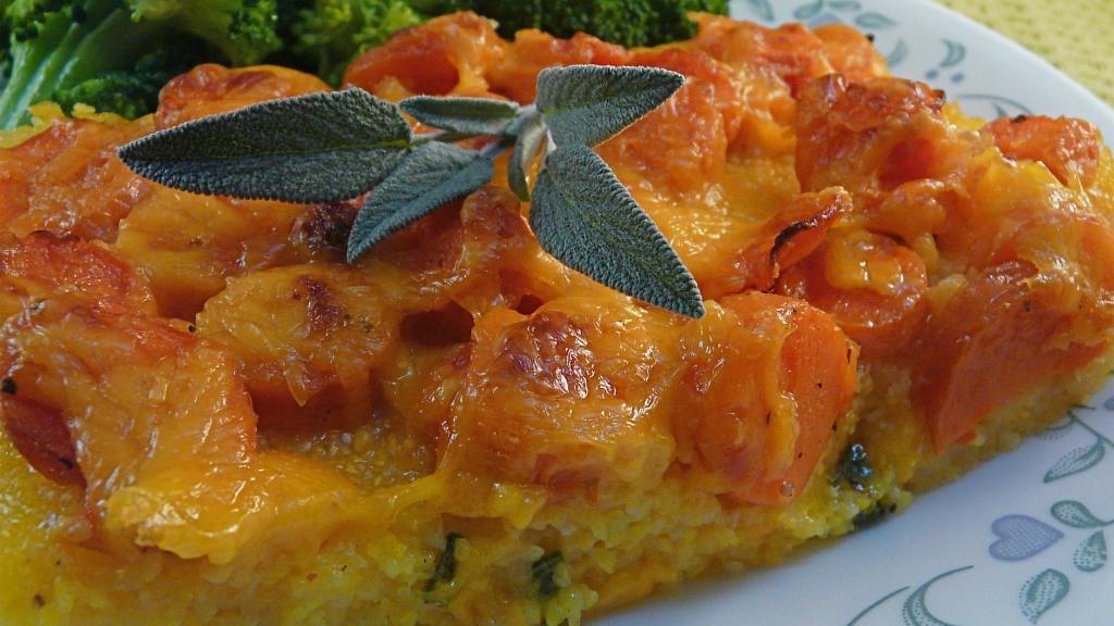 Baked Polenta Carrot Casserole Recipe