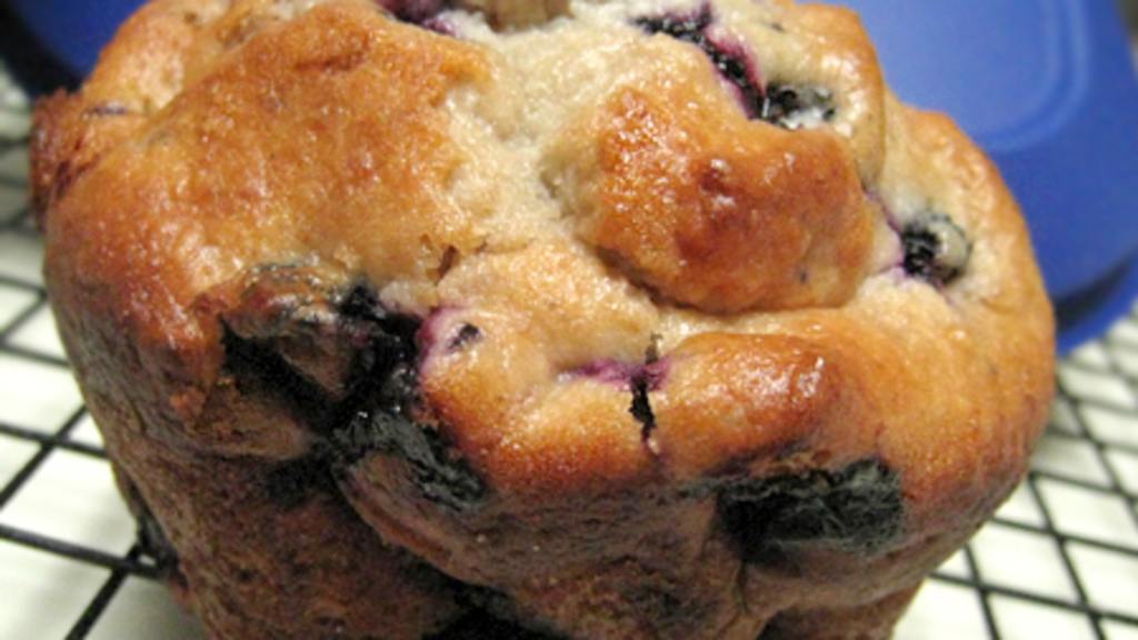Blueberry and Banana Muffins (Light) created by Caroline Cooks