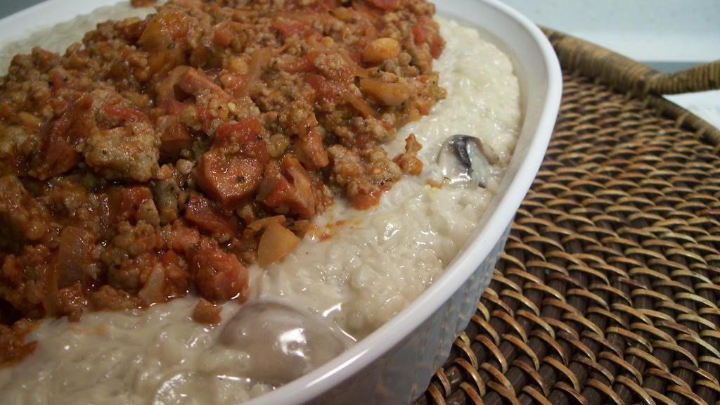 Mushroom Risotto With Italian Sausage Sauce Recipe
