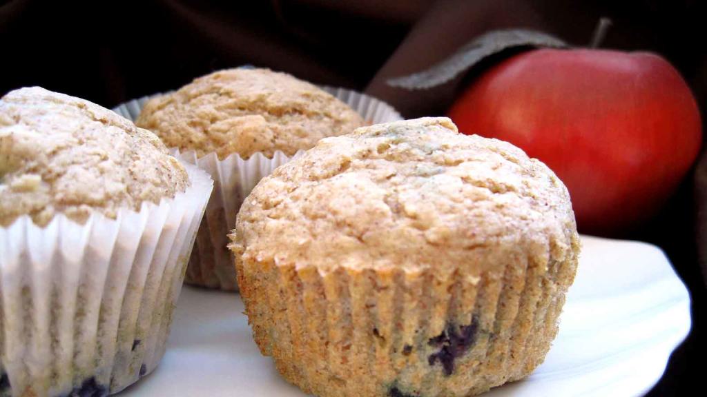 Low Cal Blueberry Applesauce Muffins Recipe