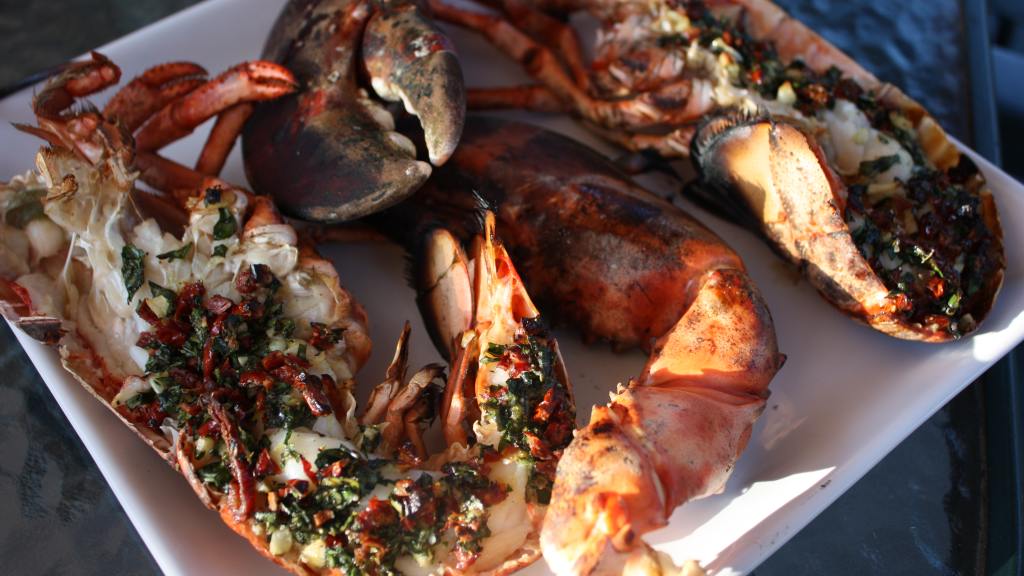 Grilled Lobsters With ItalianStyle Stuffing Recipe