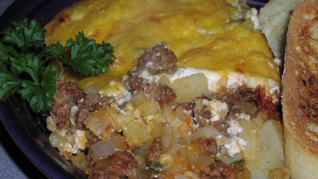 Ground Beef With Potato Lid Recipe