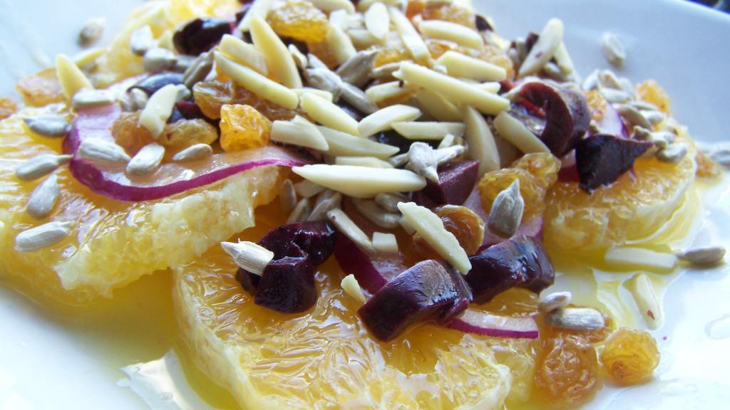 Red Onion and Orange Salad (Spain) created by wicked cook 46