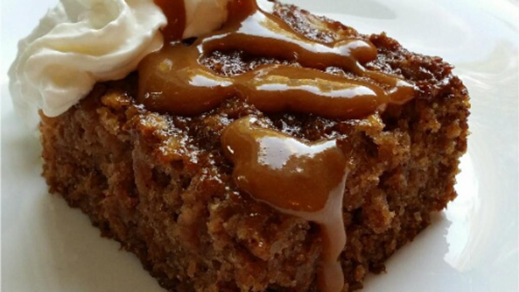Warm Apple Cake (Optional - With Creamy Caramel Sauce) created by K9 Owned