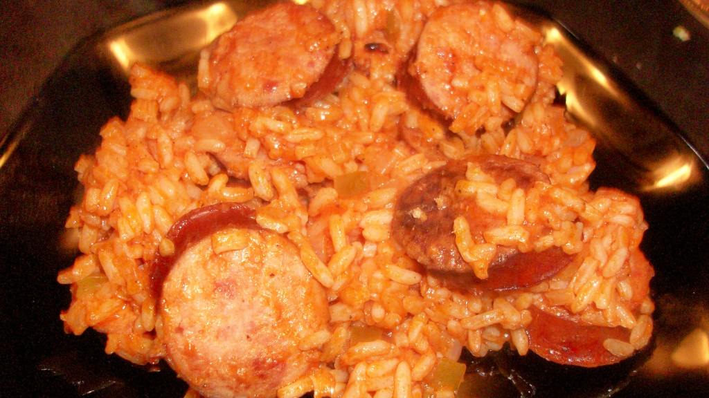 Red Rice & Sausage created by mightyro_cooking4u