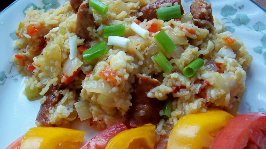 Crab and Andouille Jambalaya Recipe