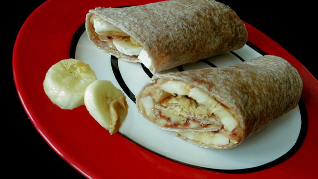 Peanut Butter & Fruit Wraps created by Ms B.