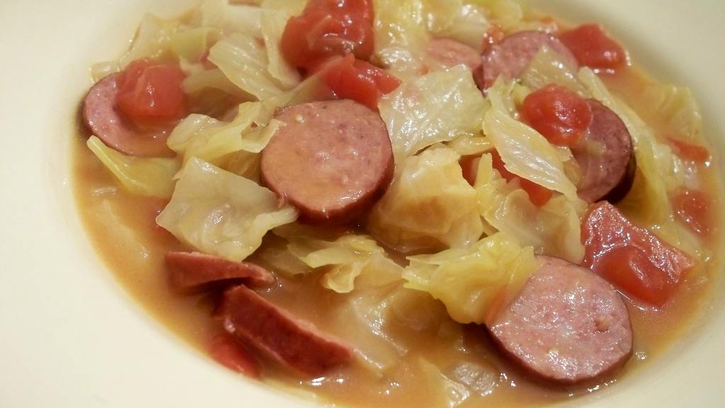Cabbage and Sausage Crock Pot created by Parsley