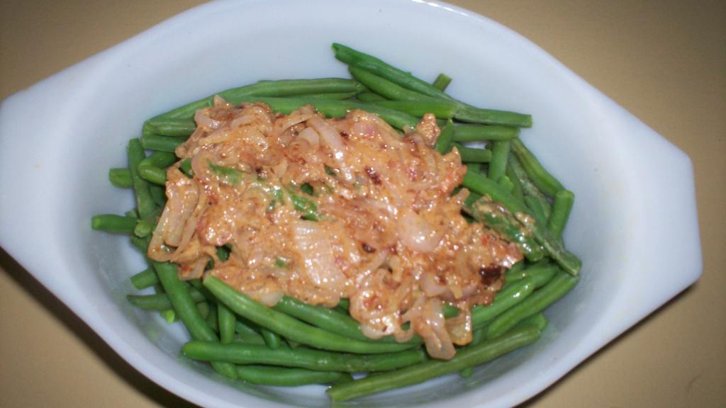 Green Beans With Dijon Mustard and Caramelized Shallots Recipe