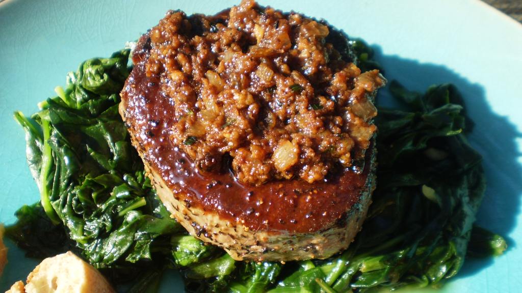 Beef Tenderloin With Whole Grain Mustard & Tarragon Sauce Recipe