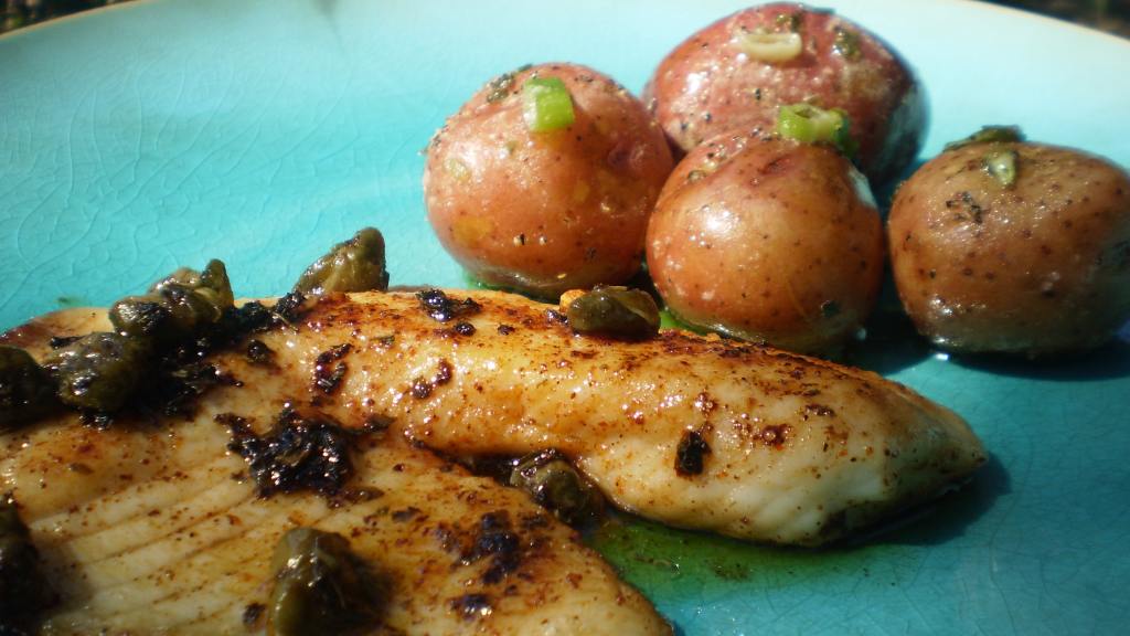 Snapper With Lemon, Capers and Baby Potatoes created by breezermom