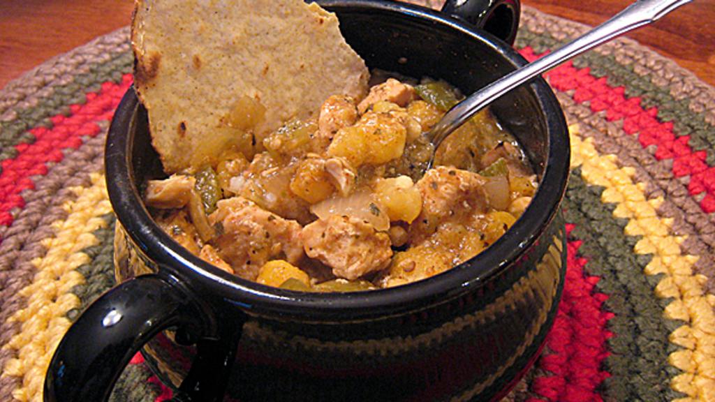 Crock Pot Chicken and Hominy Stew Recipe