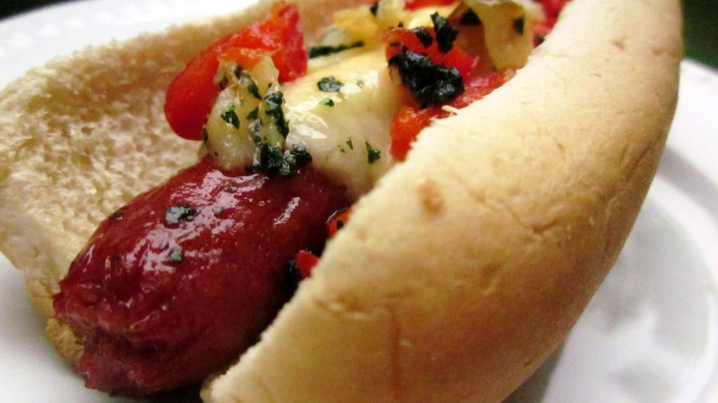 Manchego Cheese and Garlic Gourmet Hot Dogs Recipe