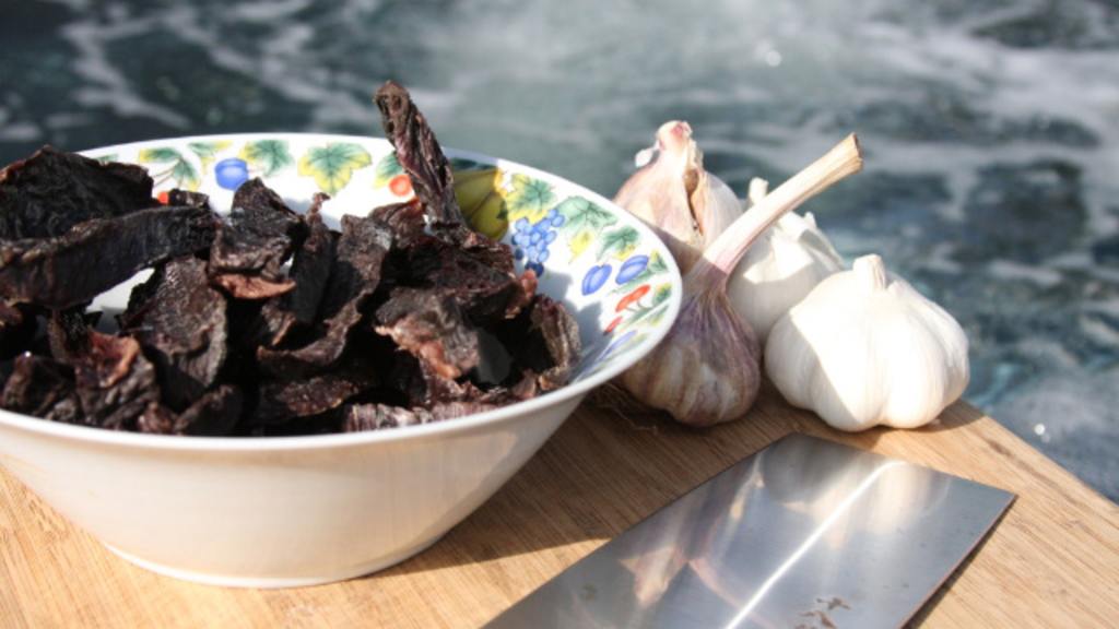 Beef Heart Jerky for Dogs Recipe