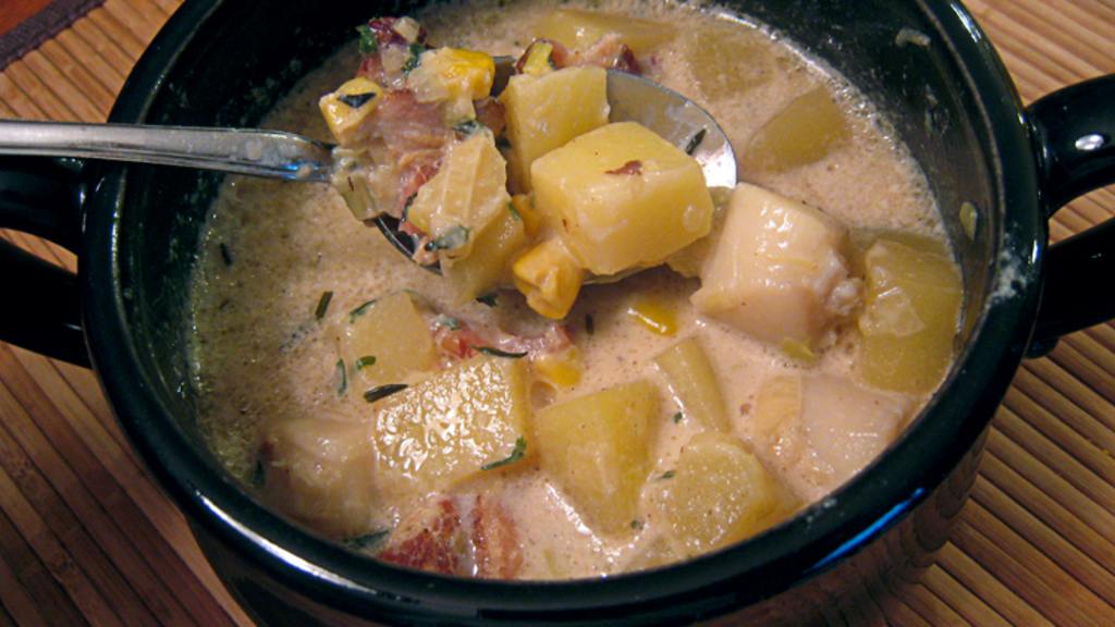 Scallop, Corn and Bacon Chowder Recipe