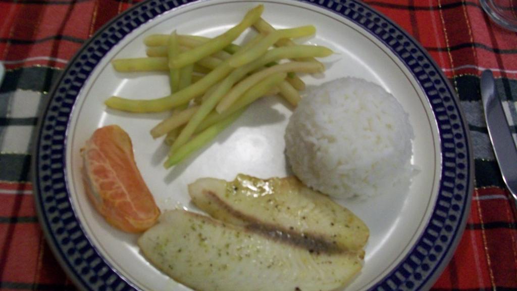 Quick Baked Tilapia With Grapefruit Dill Butter Recipe