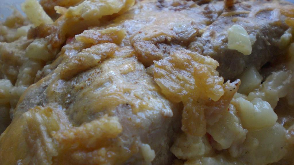 Pork Chop & O'brien Potato Bake Recipe