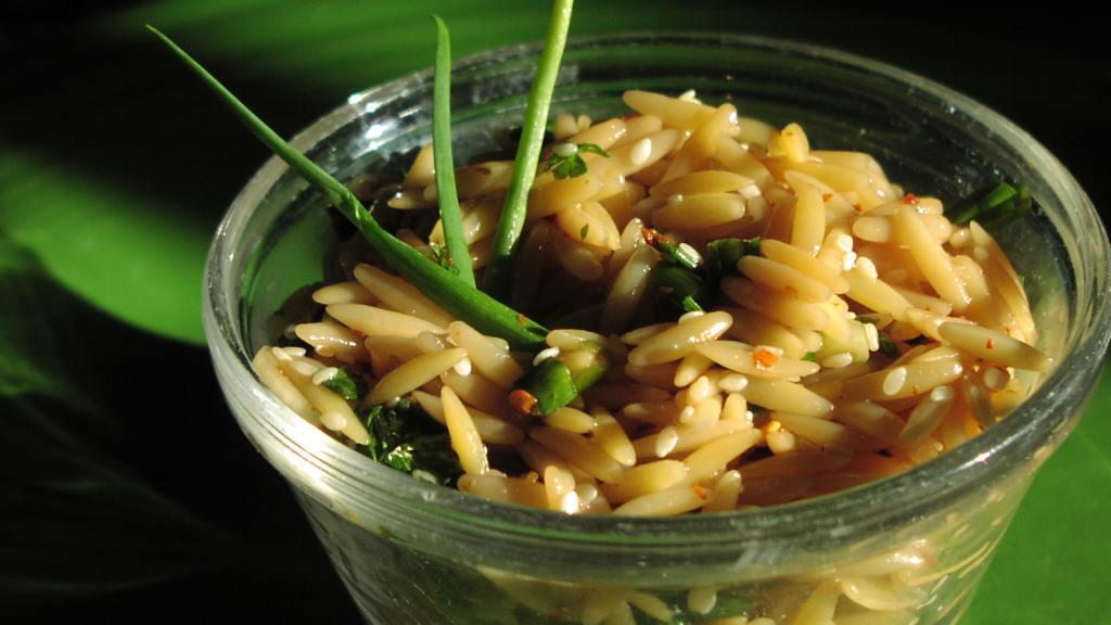 Spicy Oriental Orzo created by teresas