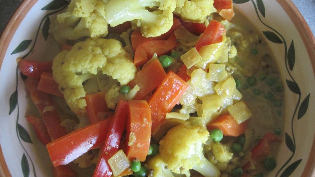 Vegetable in Coconut Curry Sauce Recipe