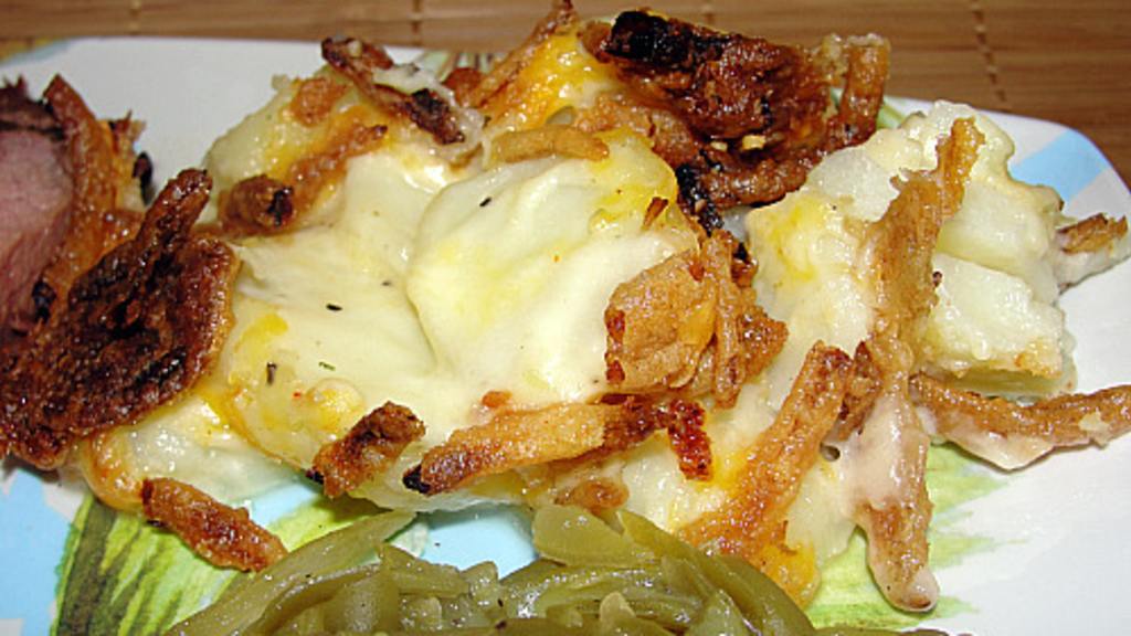 Potato Casserole With Fried Onions created by diner524