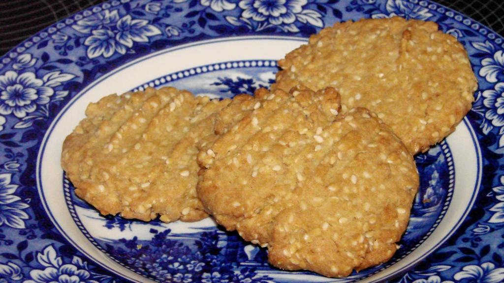 chinese new year sesame cookies
