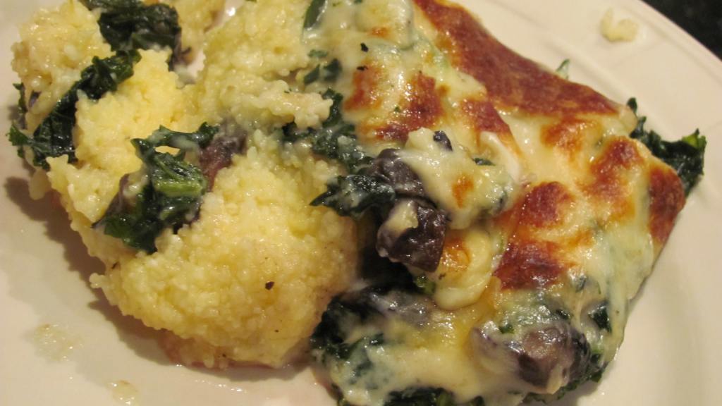 Polenta With Kale and Portobello Mushrooms (Rachael Ray) Recipe