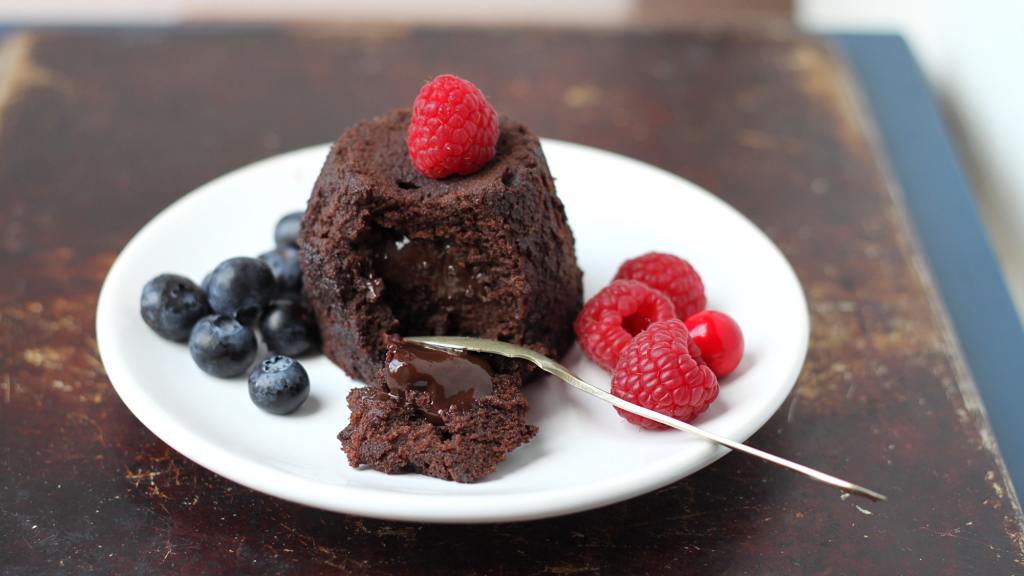Chocolate Molten Lava Cakes created by Swirling F.