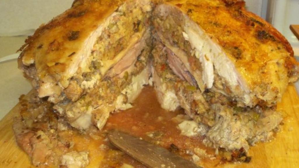 Turducken Moist and Flavorful Good Eats! Recipe